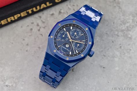 audemars piguet blu numeri romani|audemars piguet watch identification.